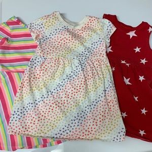 Three girls 2T cotton dresses